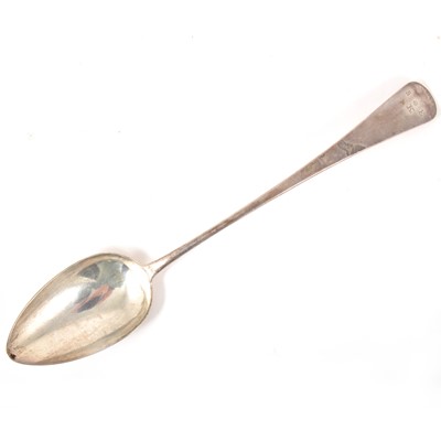 Lot 75 - A George III silver basting spoon, William Sumner, London 1798