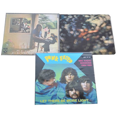 Lot 8 - Pink Floyd; Three LP vinyl records.