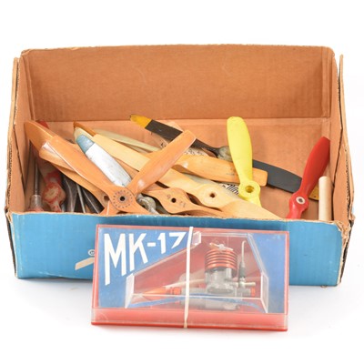 Lot 195 - MK17 1.5cc diesel NIB, Collection of 20 props...