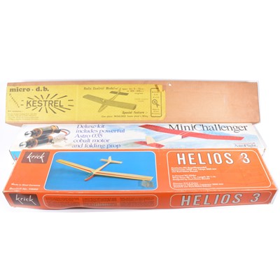 Lot 202 - HELIOS 3 86" span glider, MINI-CHALLENGER with...