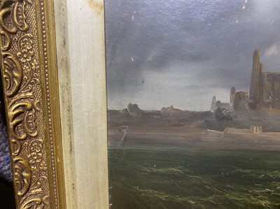 Lot 421 - Dutch School, 19th Century, ship at full sail