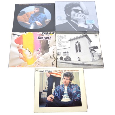 Lot 17 - Bob Dylan; Four LP vinyl records and a box set