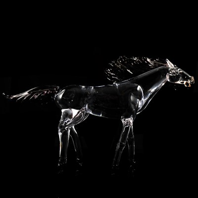 Lot 88 - Pino Signoretto - a Murano glass horse sculpture