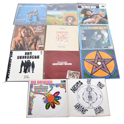 Lot 10 - Eleven LP vinyl records; mixed music types including Van Morrison