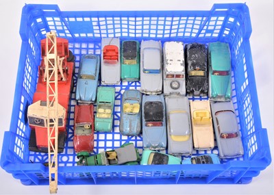 Lot 151 - Tri-ang Spot-on diecast models; one tray of eight-teen loose examples.