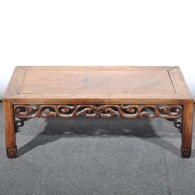 Lot 503 - Chinese hardwood scholar's table