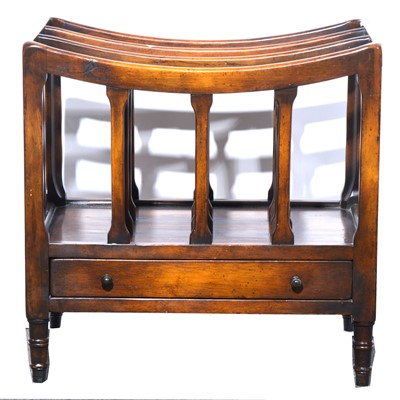 Lot 523 - Reproduction mahogany canterbury