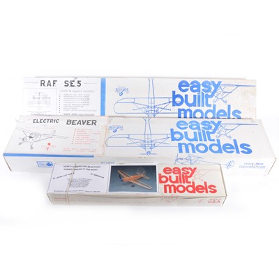 Lot 232 - 3 x EASY BUILT model rubber kits SE5, BEAVER...