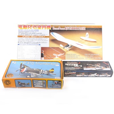 Lot 237 - 3 x BOXED kits ARTF INDOOR PLANE, P47...