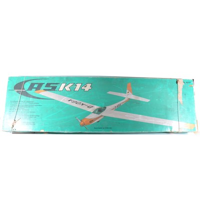 Lot 307 - GRAUPNER AS K14 Motor glider 2300mm span with...