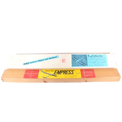 Lot 324 - 2 x Glider kits CONTEST KITS EMPRESS 72" span...