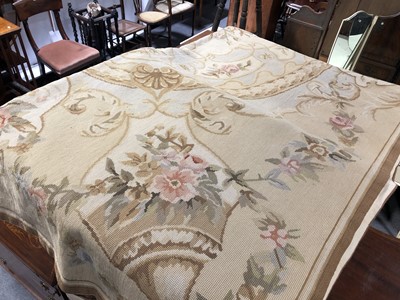 Lot 652 - Aubusson style needlework rug