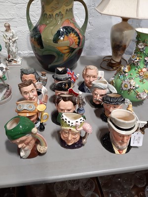 Lot 71 - Twelve Royal Doulton character jugs.