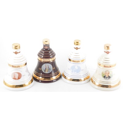 Lot 284 - Twelve boxed bottles of Bells whisky in Christmas edition decanters, 2000-2012