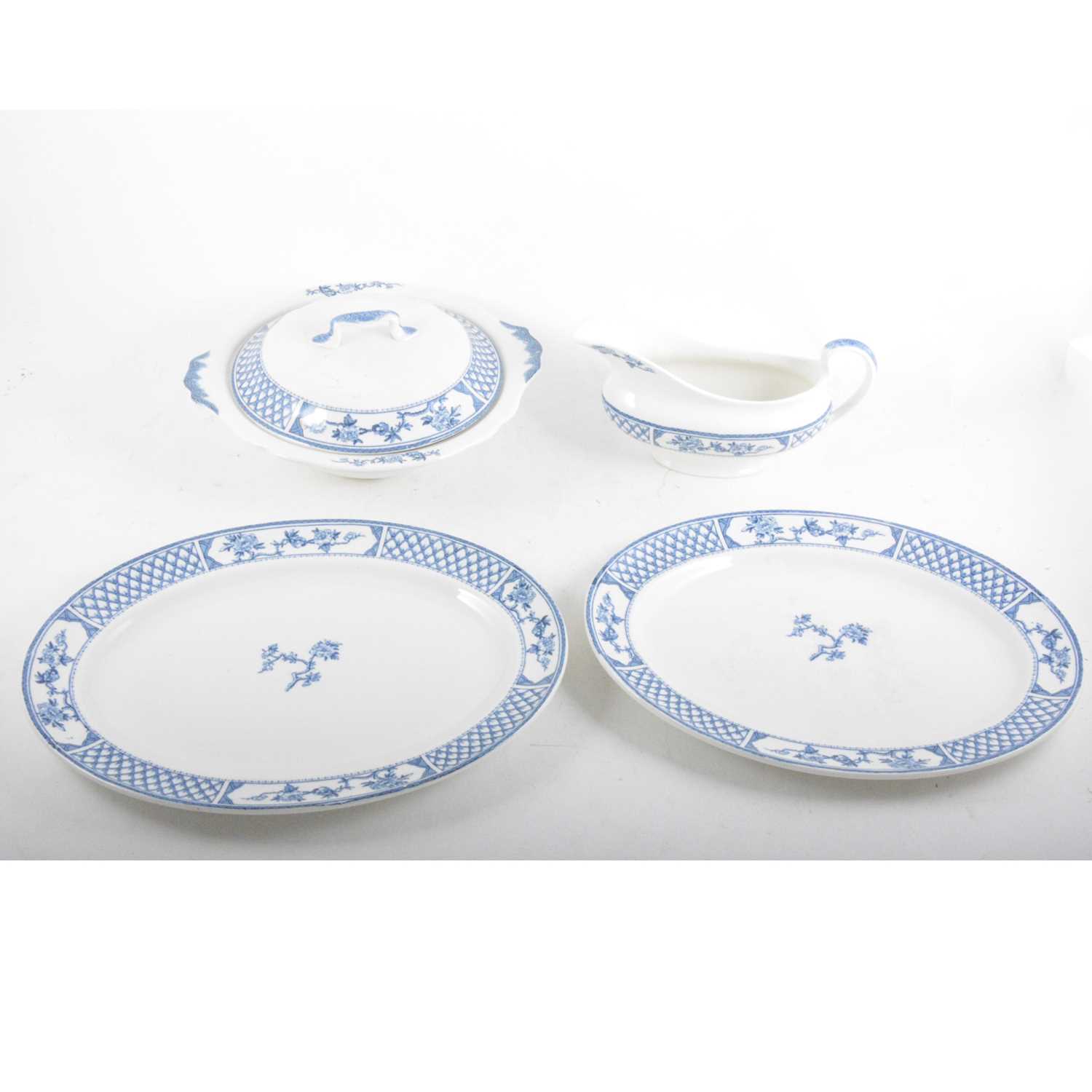 Lot 114 - A part dinner service by Johnson Bros, "The Exeter" pattern
