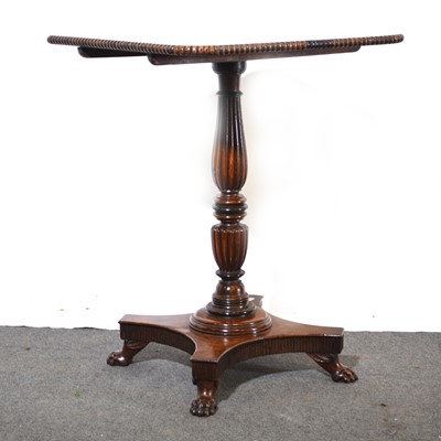 Lot 434 - George IV mahogany pedestal table in the style of Gillows