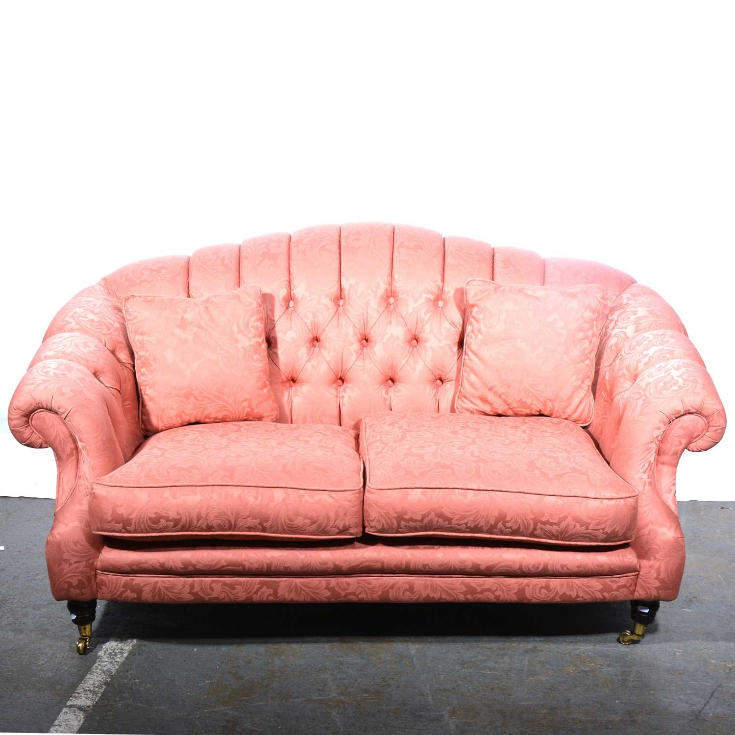 Lot 418 - A two seater sofa.