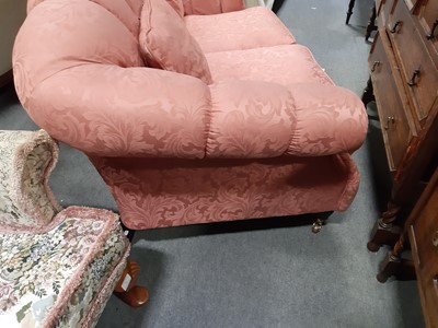 Lot 418 - A two seater sofa.