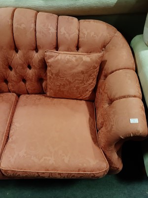 Lot 418 - A two seater sofa.