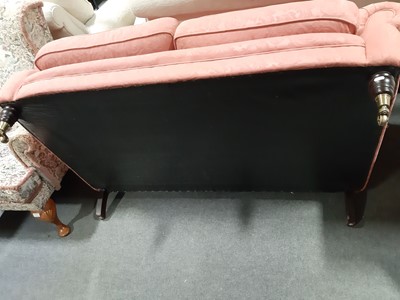 Lot 418 - A two seater sofa.