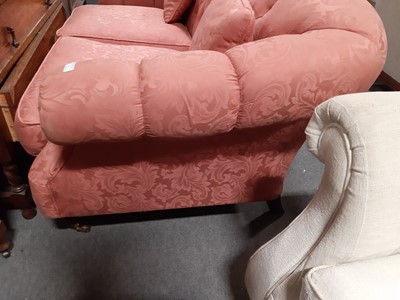 Lot 418 - A two seater sofa.