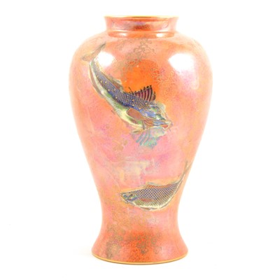 Lot 51 - An A G Harley-Jones Wilton Ware lustre vase