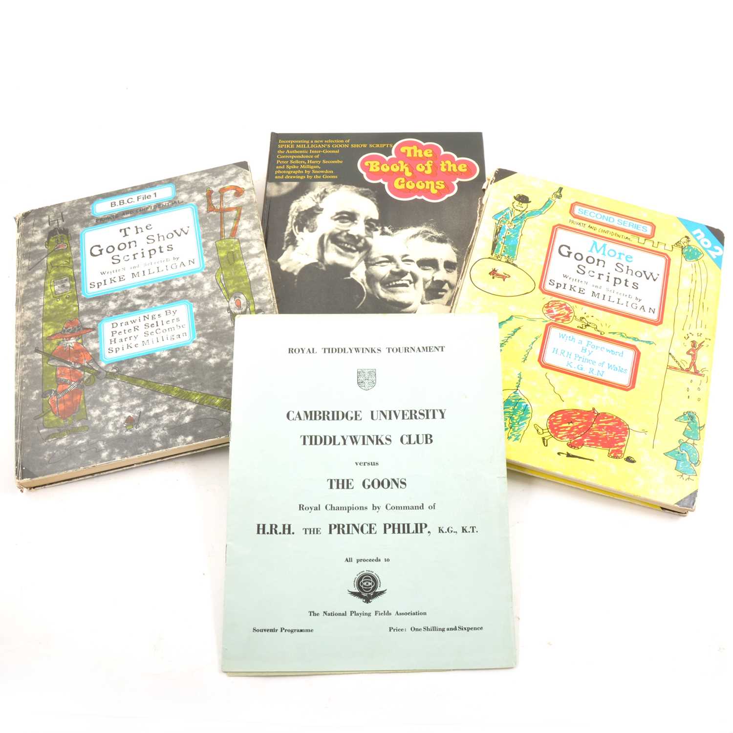 Lot 81 - The Goons interest; a Cambridge University Tiddlywinks Club souvenir programme, with signatures.