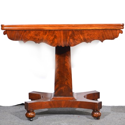 Lot 480 - Victorian mahogany tea table