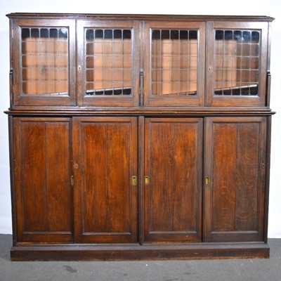 Lot 505 - Oak bookcase