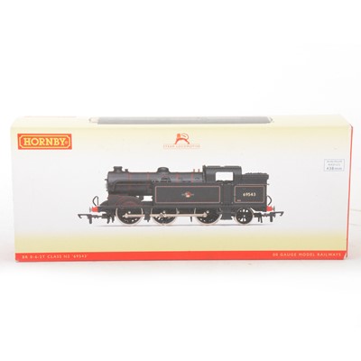 Lot 46 - Hornby OO gauge model railway locomotive; R3188 BR late class N2 0-6-2T 69543, DDC ready, boxed.