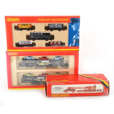 Lot 52 - Hornby OO gauge model railway wagon sets; R6290 R697 R739