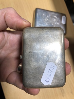 Lot 193 - Russian silver cigarette case