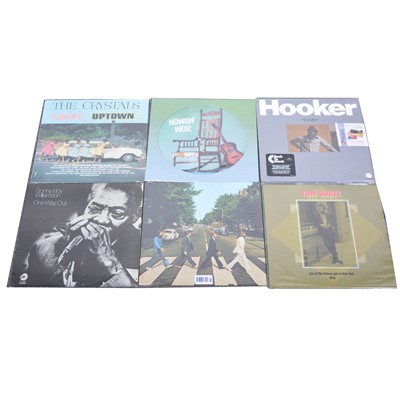 Lot 21 - Eight modern release vinyl LP records; including The Beatles - Abbey Road