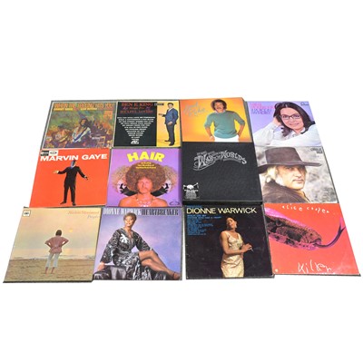 Lot 13 - A quantity of vinyl LP records; including War of the Worlds box set, Michael Jackson, Stevie Wonder and others.