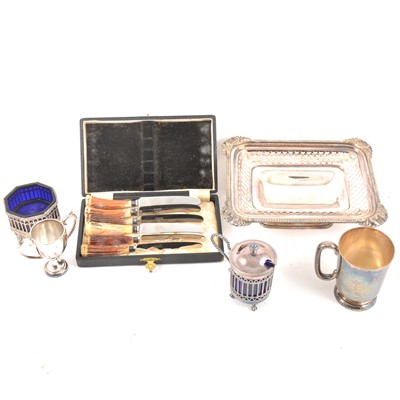 Lot 153 - A quantity of silver-plated and other metal wares