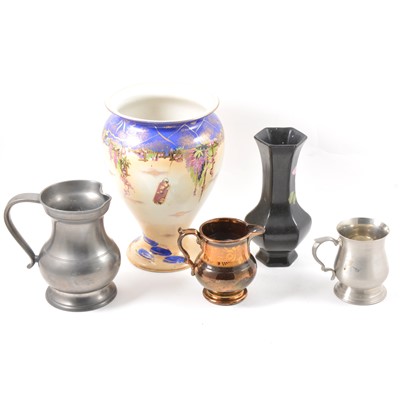 Lot 42 - A collection of ceramics and pewter ware.