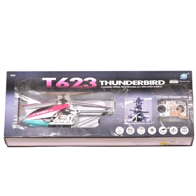 Lot 199 - T623 Thunderbird 3 channel digital proportional R/C with Gyro & Servo.