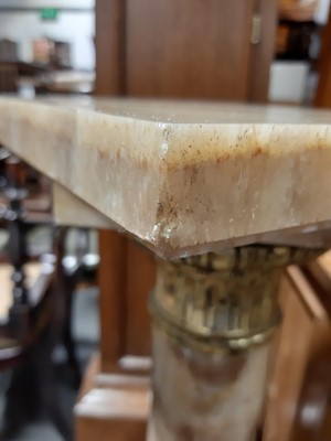 Lot 569 - Variegated marble column