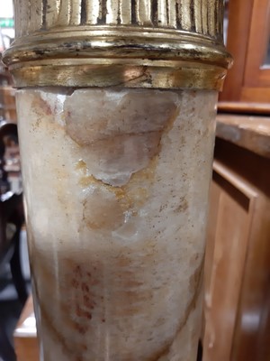 Lot 569 - Variegated marble column
