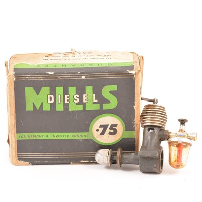 Lot 112 - MILLS .75cc diesel, serial 5776. VGH