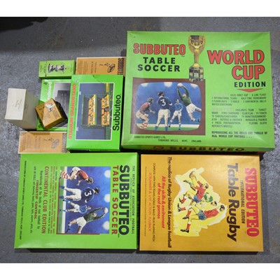 Lot 222 - Subbuteo; a good collection including Table Soccer World Cup Edition set etc.