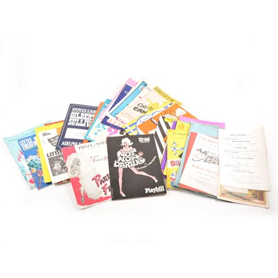 Lot 145 - A large quantity of theatre programmes, mostly 1920s to 1970s in age, some will illustrated covers.