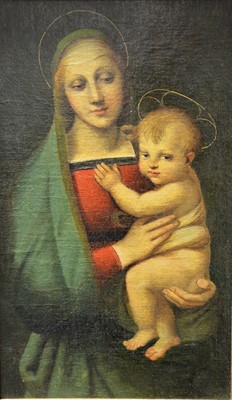 Lot 346 - After Raphael, 
Madonna and Child