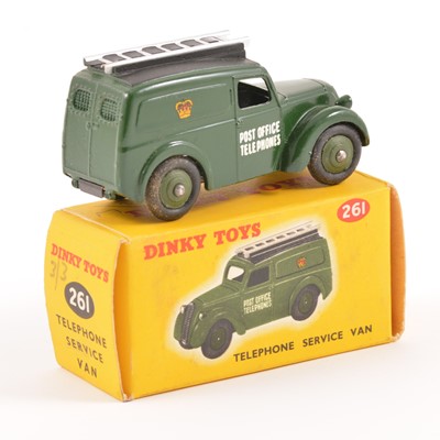 Lot 83 - Dinky Toys; no.261 Post Ofiice Telephone Service Van, green ridged hubs, in original box.