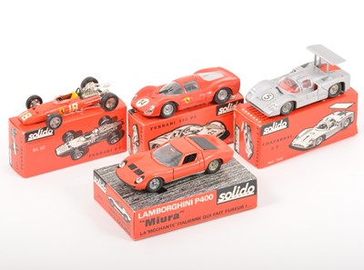 Lot 180 - Four Solido die-cast models, all boxed.