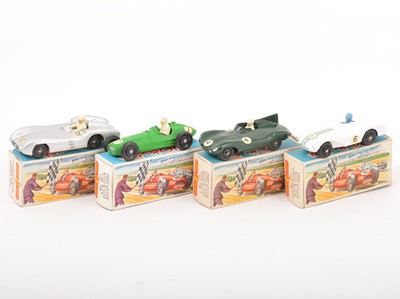 Lot 152 - Crescent Toys; four die-cast models including, no.1285 B.R.M Mk2 etc.