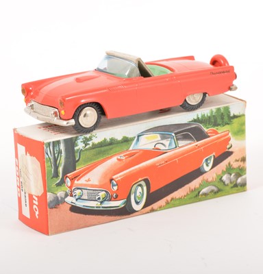 Lot 173 - Tekno Toys Denmark; no.809 Ford Thunderbird, red body, pale green seats, in original box.