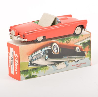 Lot 173 - Tekno Toys Denmark; no.809 Ford Thunderbird, red body, pale green seats, in original box.