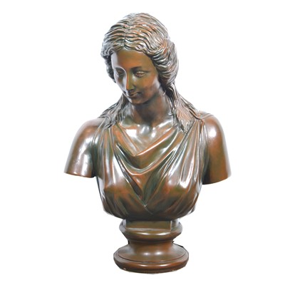 Lot 36 - A terracotta bust of a maiden