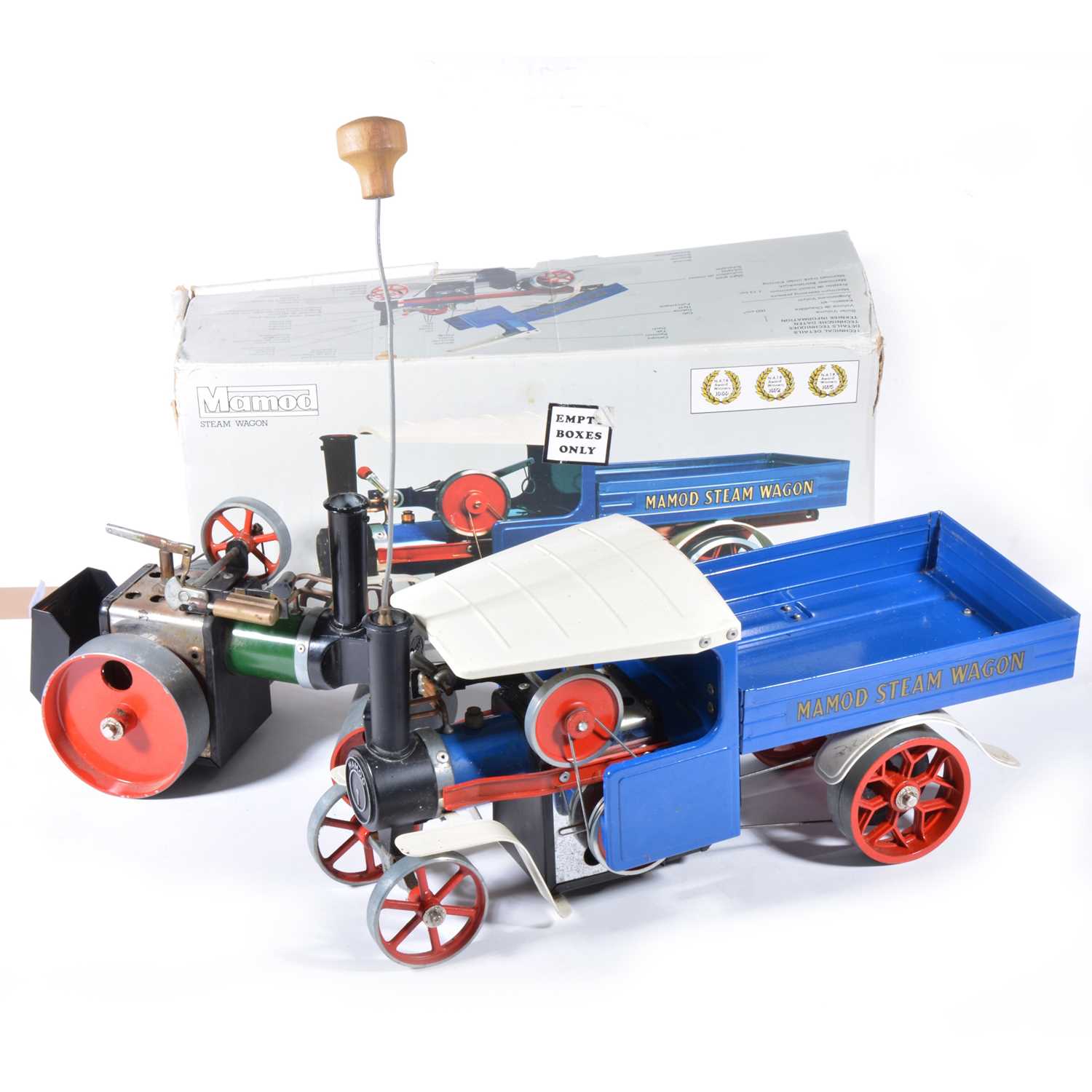 Lot 14 - Two Mamod live steam models; SW1 steam wagon